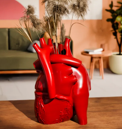 ❤️‍🔥 Jarrón Corazón Anatómico - Impreso en 3D